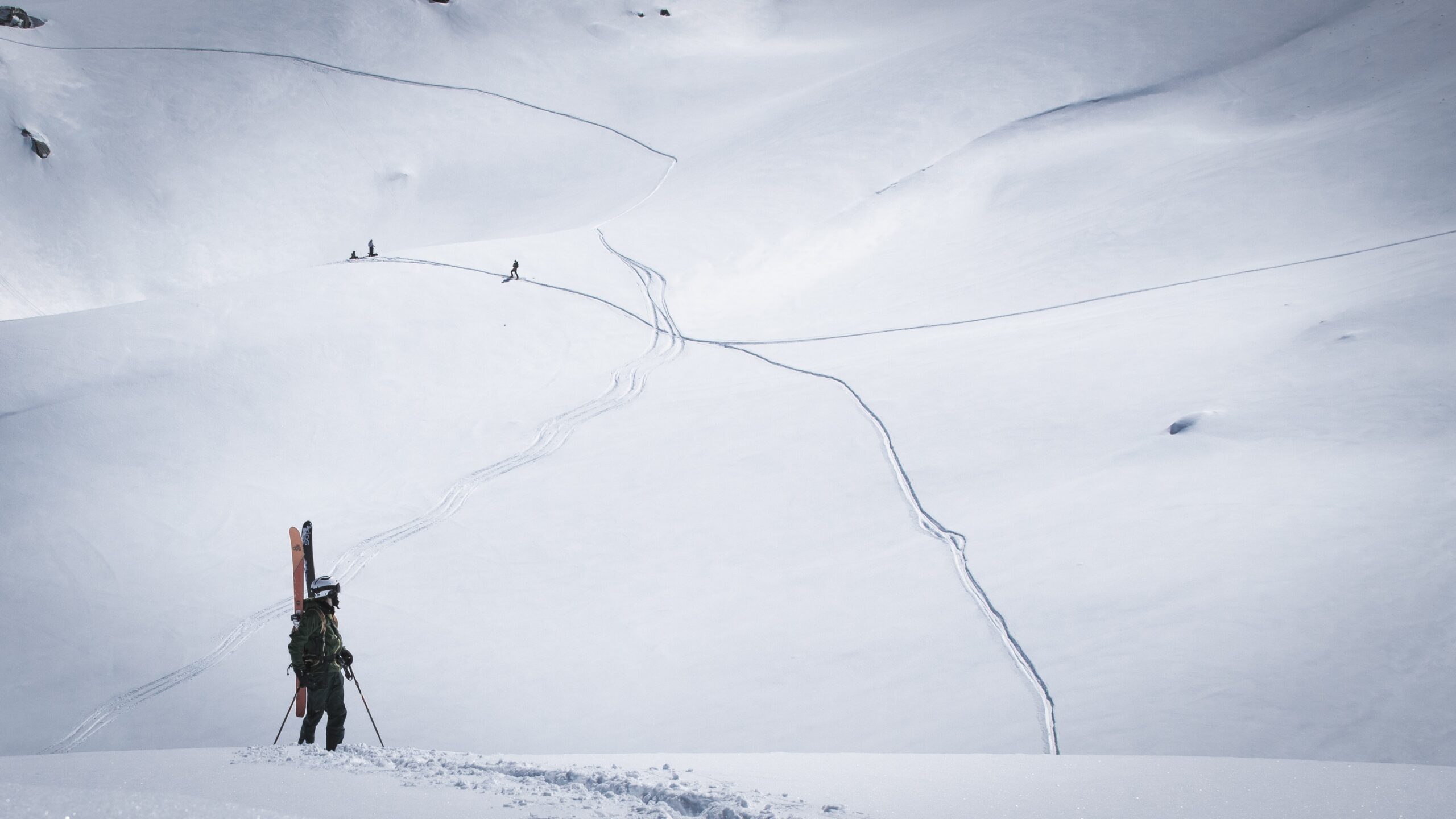 off piste skiing verbier