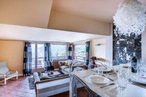 montagne vue living area